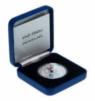 Купить Латвия серебряные 5 евро 2014 Proof "Айнажское морское училище"