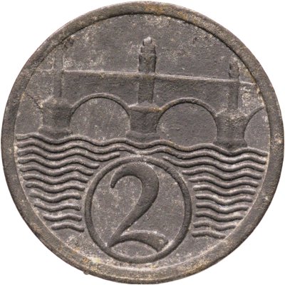 купить Чехословакия 2 геллера (halere) 1924