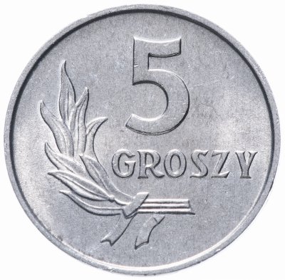 купить Польша 5 грошей (groszy) 1971-1972 (случайный год)