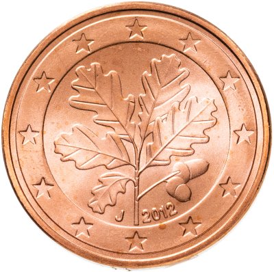 купить Германия 5 евроцентов (cent) 2012 J