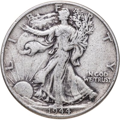 купить США 50 центов (1/2 доллара, half dollar) 1944 Walking Liberty Half Dollar