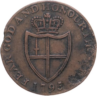 купить Великобритания токен 1/2 пенни 1795