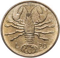 купить Сан-Марино 20 лир (lire) 1974