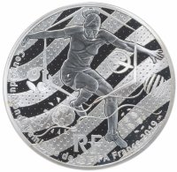 Купить Франция 10 евро 2019 "FIFA женский чемпионат мира по футболу Дриблинг", в футляре с сертификатом