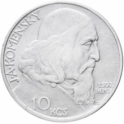 купить Чехословакия 10 крон 1957 "Ян Амос Коменский"