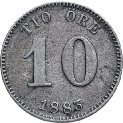 купить Швеция 10 эре (ore) 1883