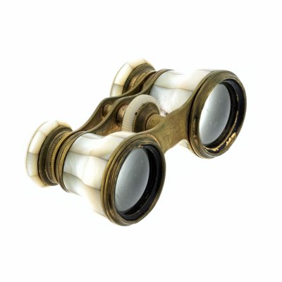 купить Бинокль театральный, латунь, перламутр, стекло, компания "Opticien de la cour", Прага, Чехия, 1890-1920 гг.