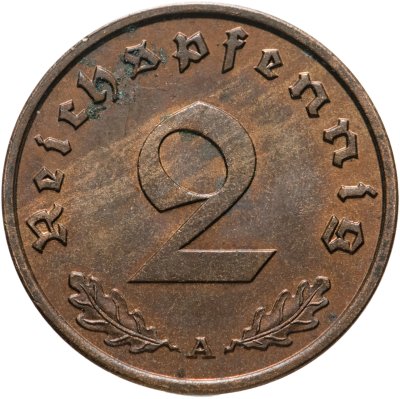 купить Германия (Третий Рейх) 2 рейхспфеннига "А" 1939