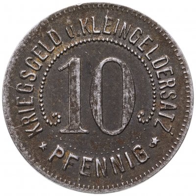 купить Германия, Нюртинген 10 пфеннигов 1918