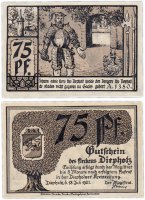 Купить Германия (Ганновер: Дипхольц ) 75 пфеннигов 1921 (273.B1)