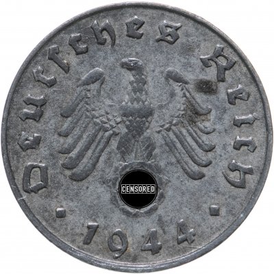 купить Германия (Третий рейх) 10 рейхспфеннигов (reichspfennig) 1944 "G"