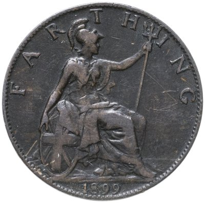 купить Великобритания 1 фартинг (farthing) 1899
