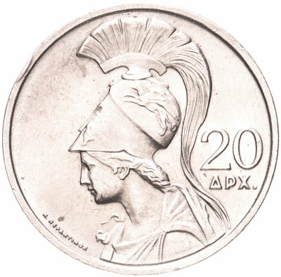 купить Греция 20 драхм 1973