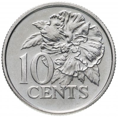 купить Тринидад и Тобаго 10 центов 2005 "Гибискус"