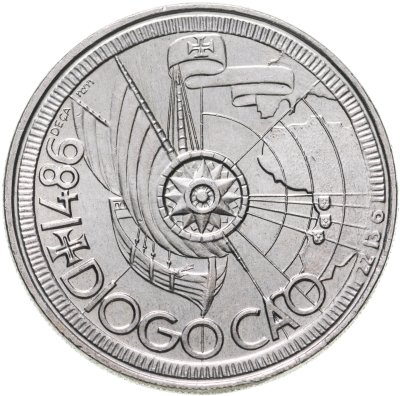 купить Португалия 100 эскудо (escudos) 1987 "Золотой век открытий - Диогу Кан"