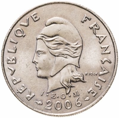 купить Французская Полинезия 10 франков (francs) 2006
