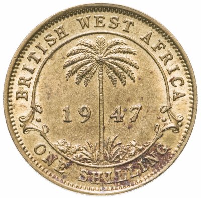купить Британская Западная Африка 1 шиллинг (shilling) 1947