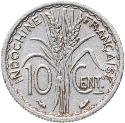 купить Французский Индокитай 10 сантимов (centimes) 1939