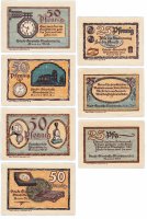 купить Германия (Саксония: Гласхютте) набор из 7 нотгельдов 1921