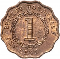 купить Британский Гондурас 1 цент (cent) 1964-1966
