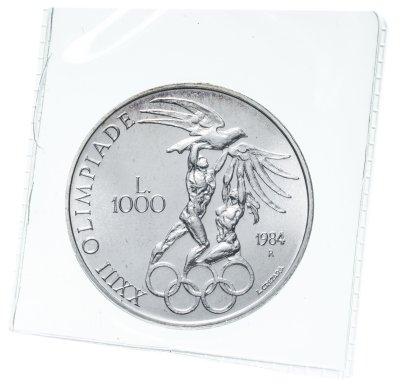 купить Сан-Марино 1000 лир (lire) 1984 "XXIII летние Олимпийские Игры, Лос-Анджелес 1984" в запайке
