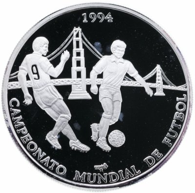 купить Куба 10 песо (pesos) 1994 Чемпионат мира по футболу 1994