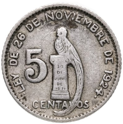 купить Гватемала 5 сентаво (centavos) 1945