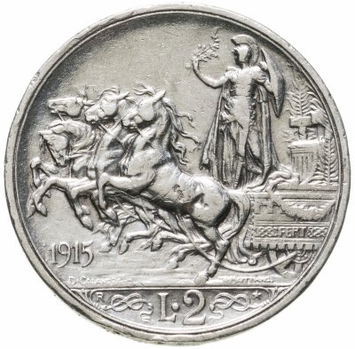 купить Италия 2 лиры 1915