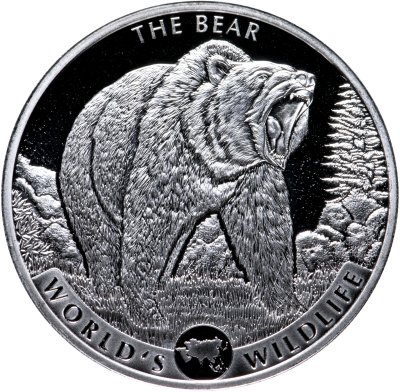 купить Конго 20 франков (francs) 2022 Медведь