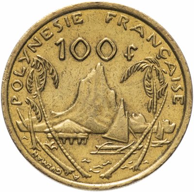 купить Французская Полинезия 100 франков 2006-2019, случайная дата