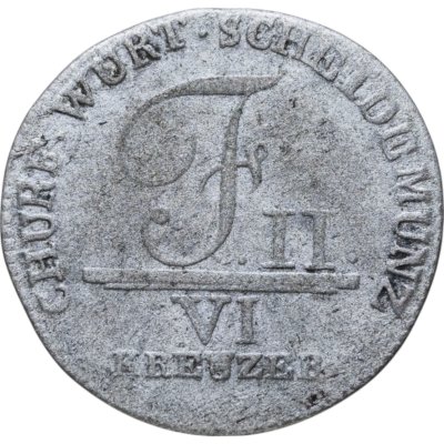 купить Германия, Вюртемберг 6 крейцеров 1804