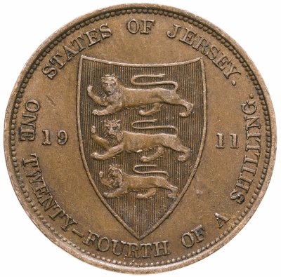 купить Джерси 1/24 шиллинга (shilling) 1911