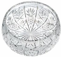 Купить Ваза с резным декором для фруктов (фруктовница), хрусталь, мануфактура "Echt bleikristall", Германия, 1960-1980 гг.