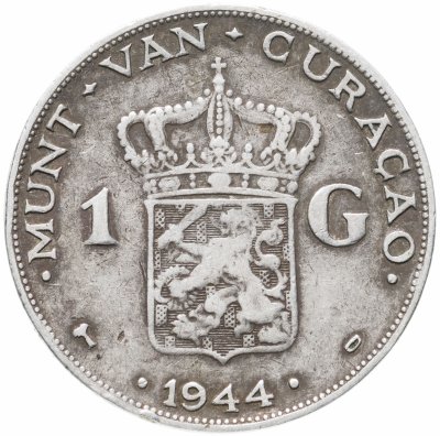 купить Кюрасао 1 гульден (gulden) 1944