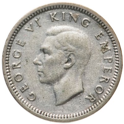 купить Новая Зеландия 3 пенса (pence) 1941