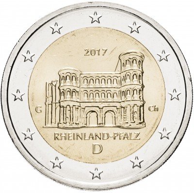 купить Германия 2 евро 2017 G "Федеральные земли Германии - Порта Нигра, Рейнланд-Пфальц"