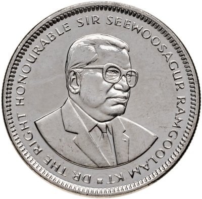 купить Маврикий 1/2 рупия (rupee) 2002