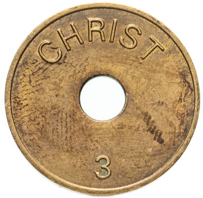 купить Жетон для мойки машин Европа "Christ 3"