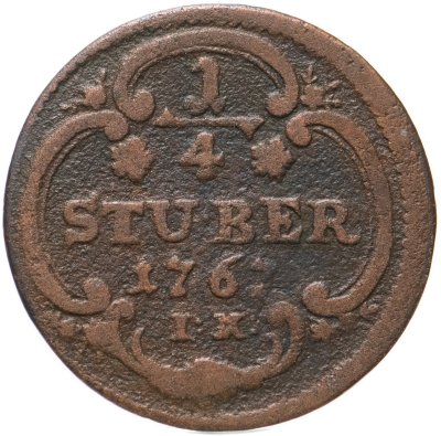 купить Германия, Кельн 1/4 стюбера 1767