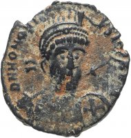 купить Римская империя, Гонорий, 393-423 годы, нуммий.