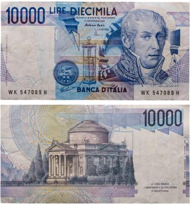 купить Италия 10000 лир 1984