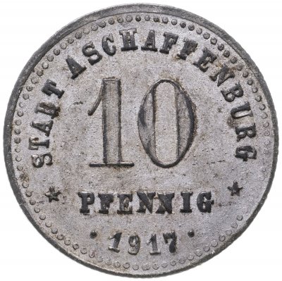 купить Германия (Ашаффенбург) нотгельд 10 пфеннигов 1917