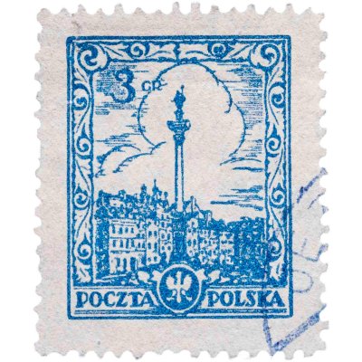 купить Польша марка 1925-1927 "Архитектурные памятники"