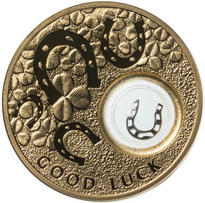 купить Остров Ниуэ 2 доллара 2013 Proof "Подкова на удачу" в оригинальном буклете с сертификатом