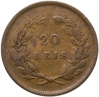 купить Португалия 20 рейс (reis) 1891