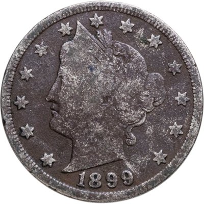 купить США 5 центов (cents) 1899 Liberty Nickel