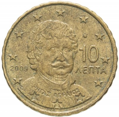купить Греция 10 евро центов (euro cent) 2007-2020, случайная дата