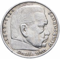 купить Германия (Третий рейх) 5 рейхсмарок (reichsmark) 1939 "A"