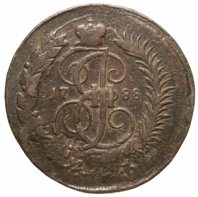 купить 2 копейки 1788 ММ гурт сетчатый