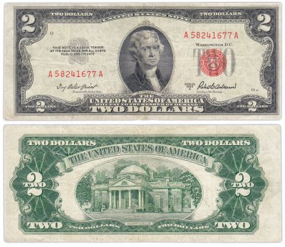 купить США 2 доллара 1953 series 1953A (Pick 380a)